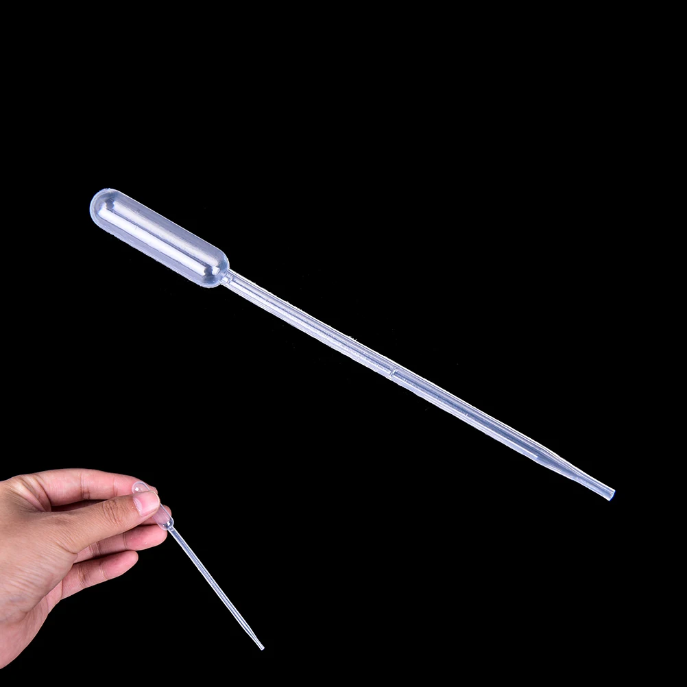 

100PCS/Lot 0.5ML Transparent Pipettes Disposable safe Plastic Eye Dropper Transfer Graduated Pipettes