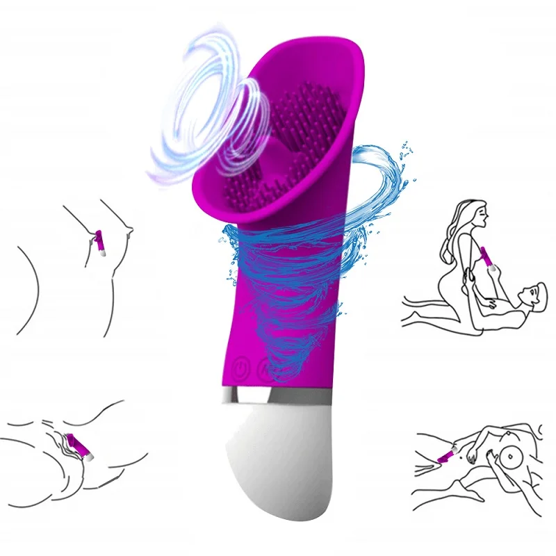 Лизание языка Вибратор клитор стимулятор Клитор оральный сосок соска киска