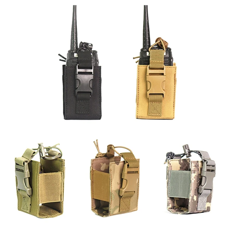 

1000D Тактический РАДИОТЕЛЕФОНА Walkie Talkie “иди и талии сумка держатель карман портативное переговорное устройство Кобура сумка для переноски ...