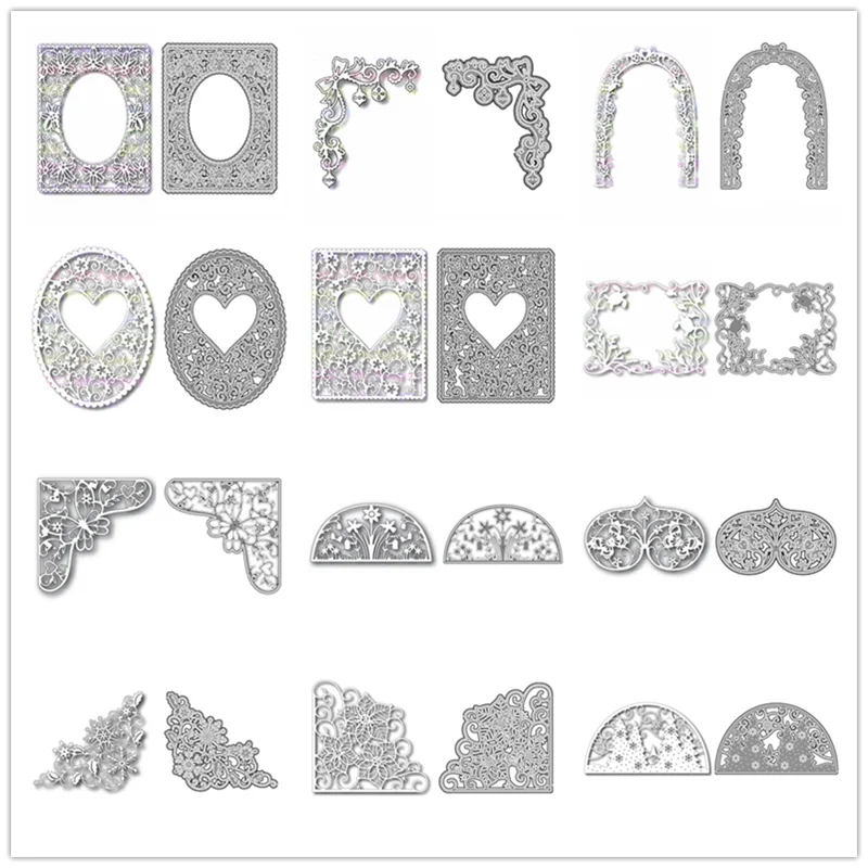 Новинка 2020 металлические высечки и Скрапбукинг для изготовления бумаги кружева