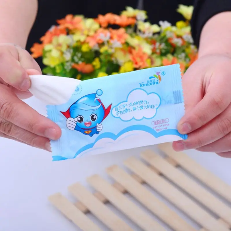 1 мешок одноразовые детские влажные салфетки путешествия портативный дети