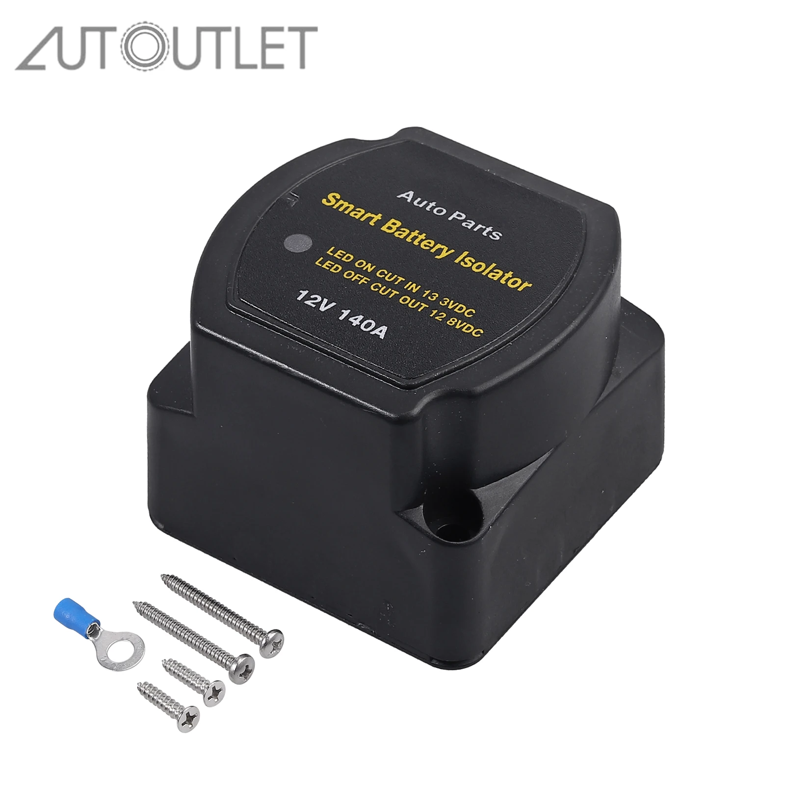 Умный изолятор для аккумуляторов AUTOUTLET 12 В 140A чувствительное к напряжению реле