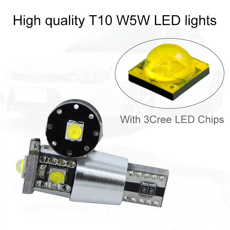 2 шт. T10 светодиодный W5W Canbus 194 501 лампы 3SMD для Opel Astra h j g Corsa Zafira Insignia Vectra b c d |