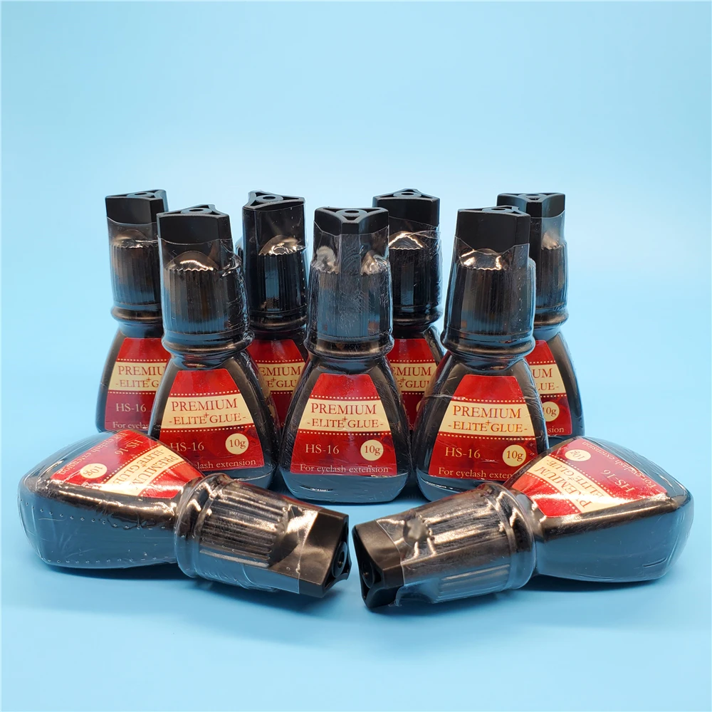 2 бутылки 10 г Премиум Элита Плюс объем клей HS-16 для наращивания ресниц 7-8 недель 1 ~