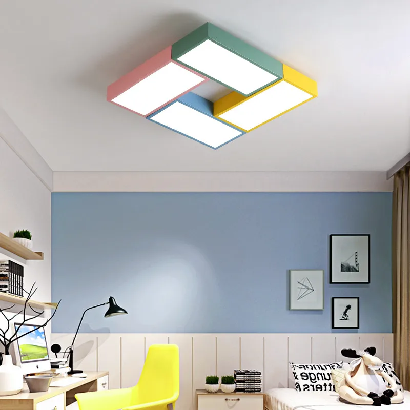 Потолочный светодиодный светильник 72 Вт современный скандинавский для детской