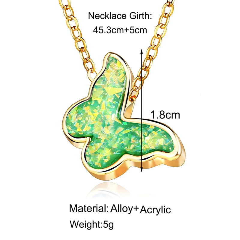 

Crystal Delicate Butterfly Necklace Gifts For Women Girlfriend Pendientes Wholesale Cute Animal Necklace Jewelry Choker Collares