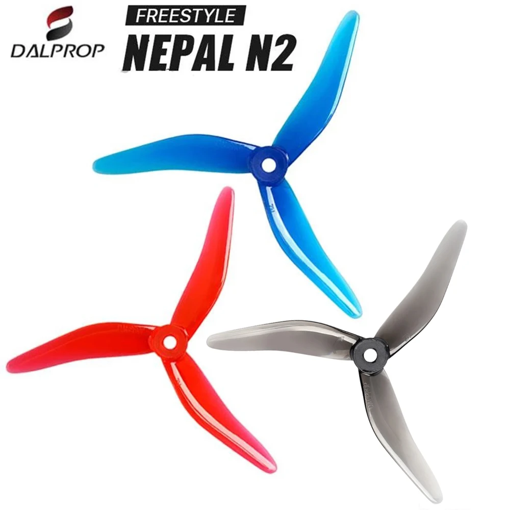 

6/12 Pairs DALPROP Nepal N2 5.1inch 3-Blade Freestyle Propeller CW CCW for RC FPV Racing Drone Quadcopter Multirotor