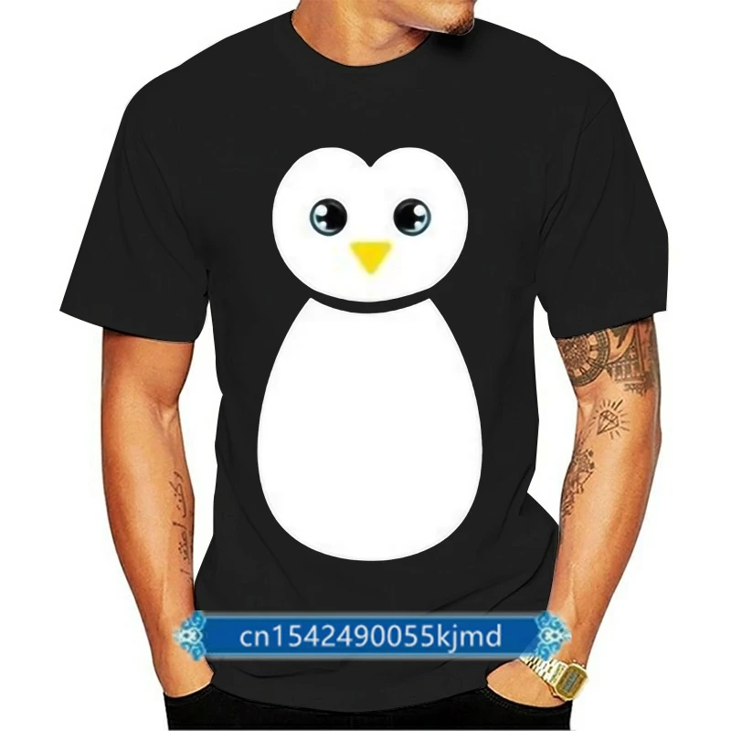 

Cute Penguin Black And White Men'S Novelty T-Shirt Top Quality Tee Shirt
