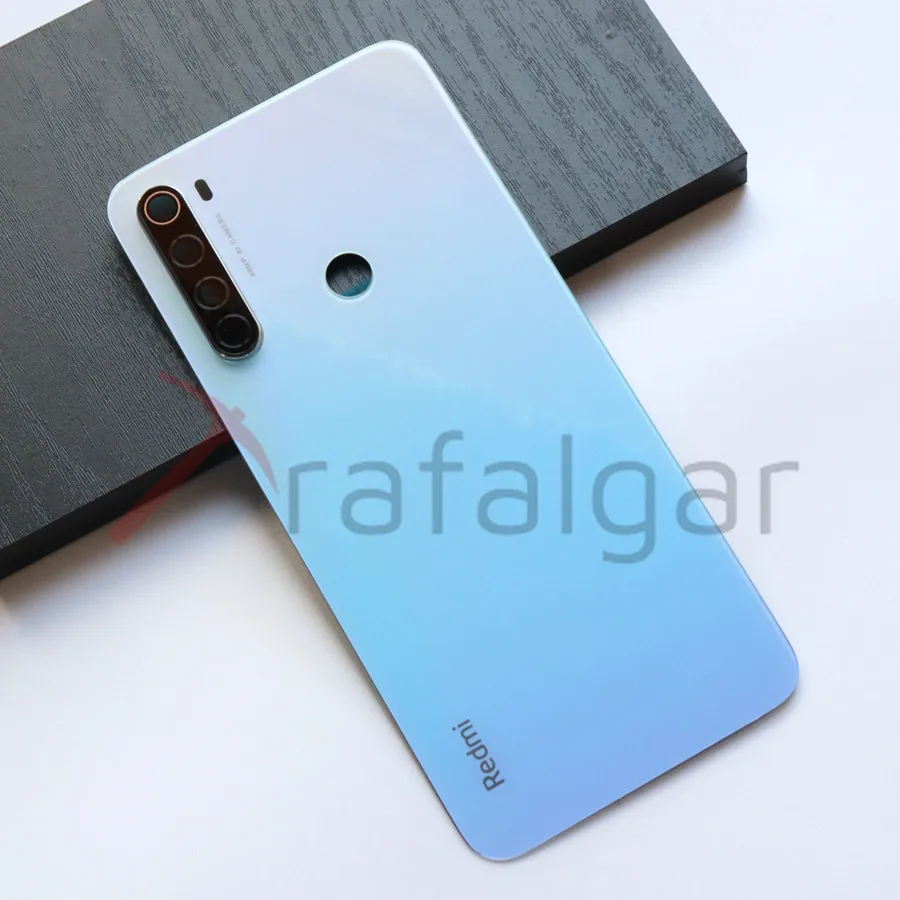 Задняя стеклянная крышка батарейного отсека для Xiaomi Redmi Note 8T задняя запасные