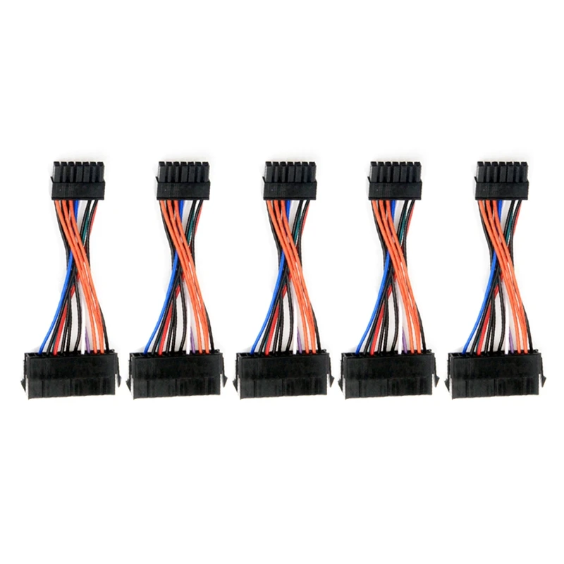 5 шт. блок питания ATX 24 Pin до 14 контактный разъем Шнур Кабель 18AWG провод адаптер для