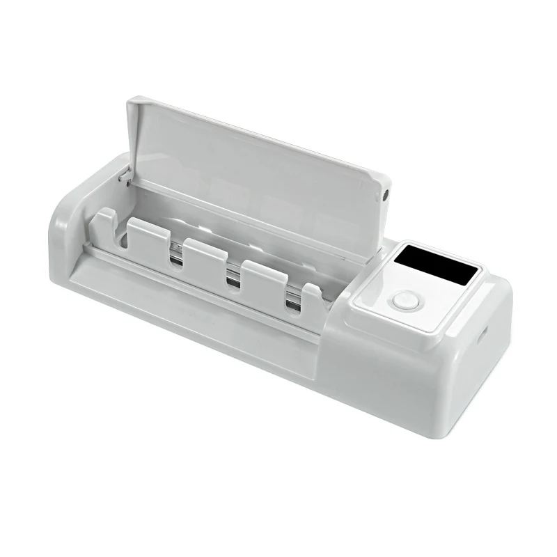 

Wall Mounted Ultraviolet Electric Toothbrush Holders SMD LED UV Light Toothbrush Storage Box Toothpaste Dispener for Bathroom