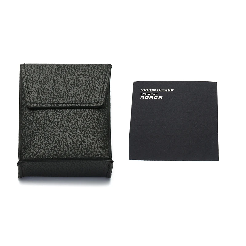 

AORON Brand Luxury Original Glasses Folding Glasses Case Exquisite High Quality Sunglasses Case