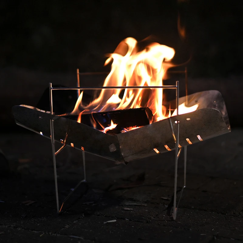 Титановая плита для костра Thous Wind Ультралегкая кемпинга барбекю приготовления