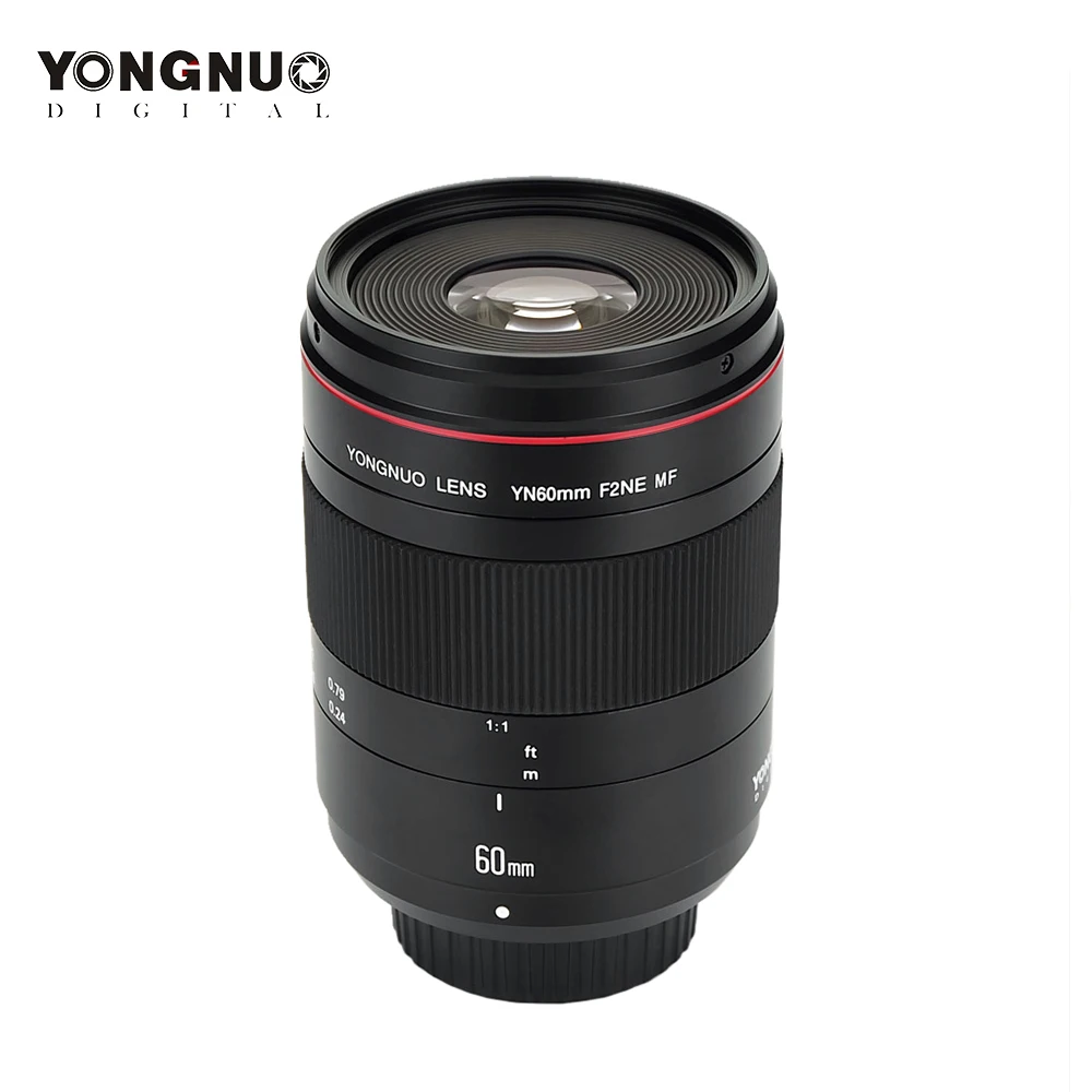 YONGNUO YN60mm F2NE MF макро объектив Ручной фокус F2 Большая диафрагма для Nikon