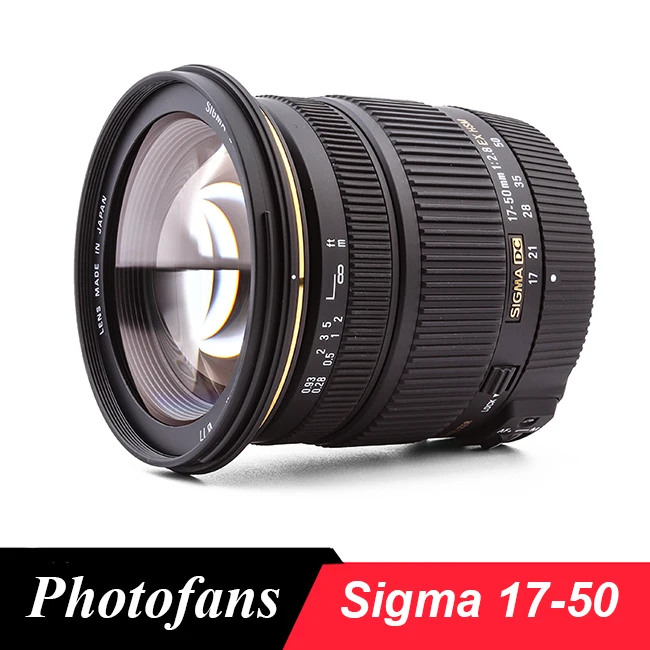 Зум объектив Sigma 17 50 мм f/2 8 EX DC OS HSM для Canon 1300D 700D 750D 760D 70D 60D 80D 7D T6 T6s T5 T5i|lens for canon|zoom lens
