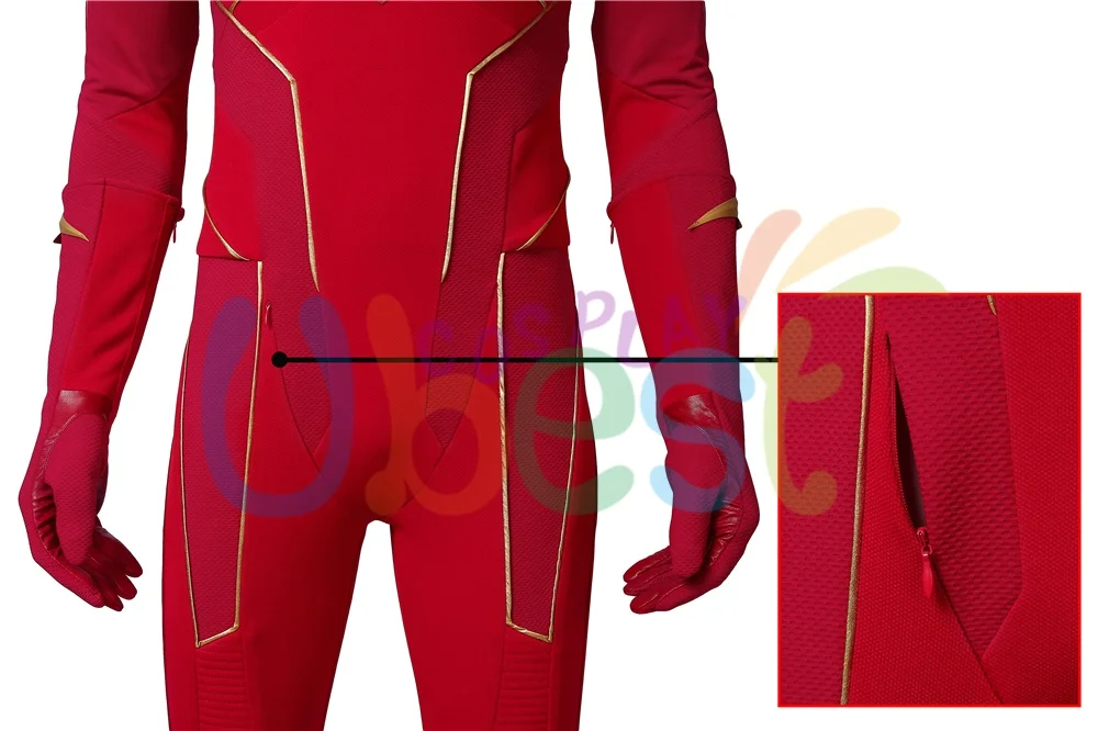 Флэш-костюм для косплея Barry Allen The Flash сезон 6