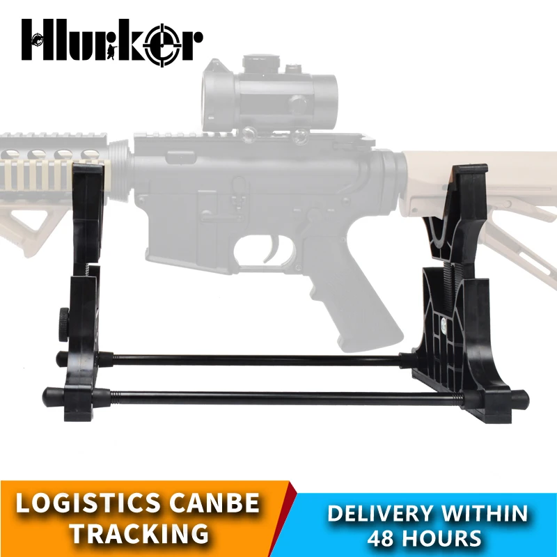 

Hlurker Tactical Rifle Gun Rack Cradle Holder Maintenance Display Cleaning Bench Rest Wall Stand For Shooting Accessories