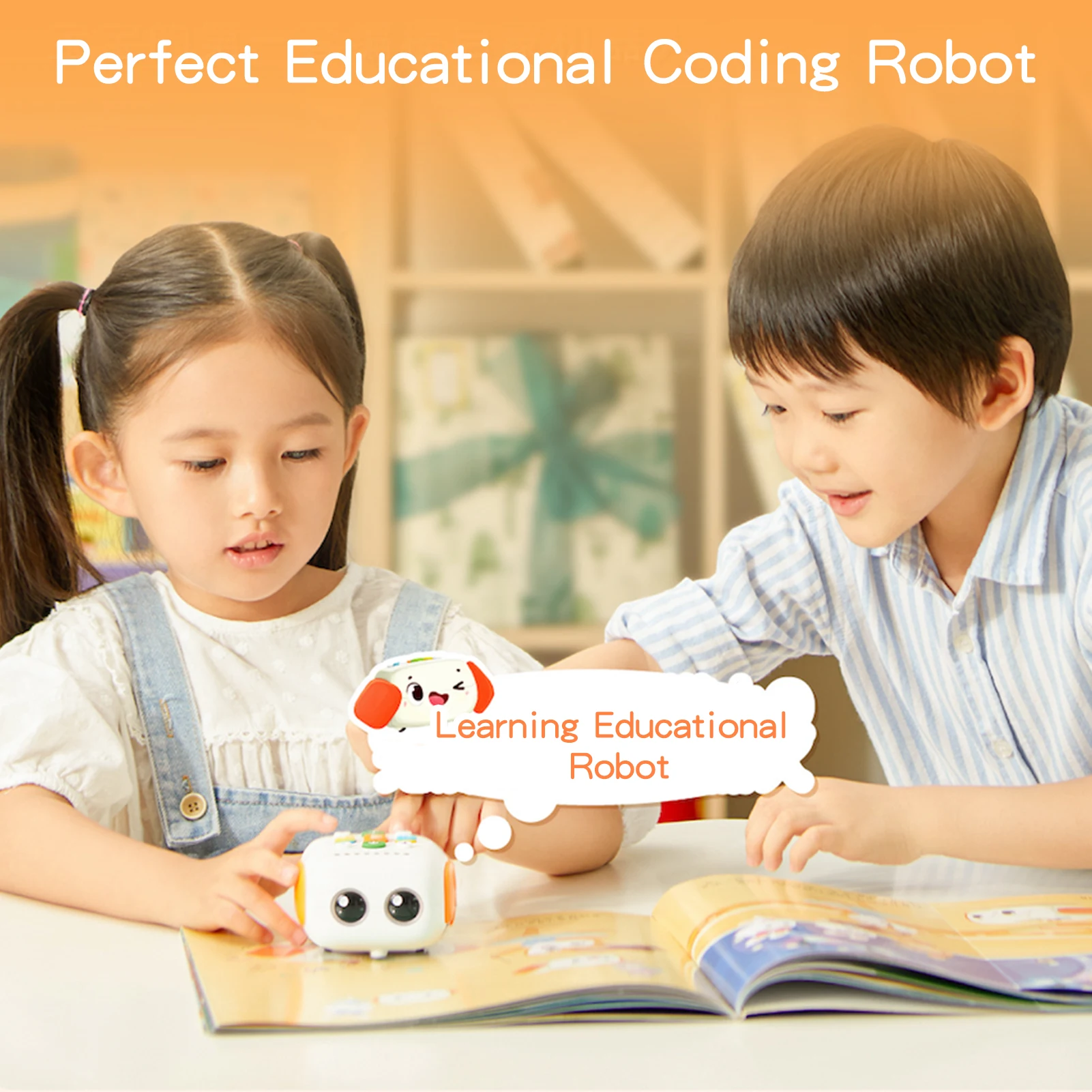 Matatalab Coding Robot Kit Learning Educational STEM Toys Early Programming Interactive Voice Command w/5 Theme Maps |