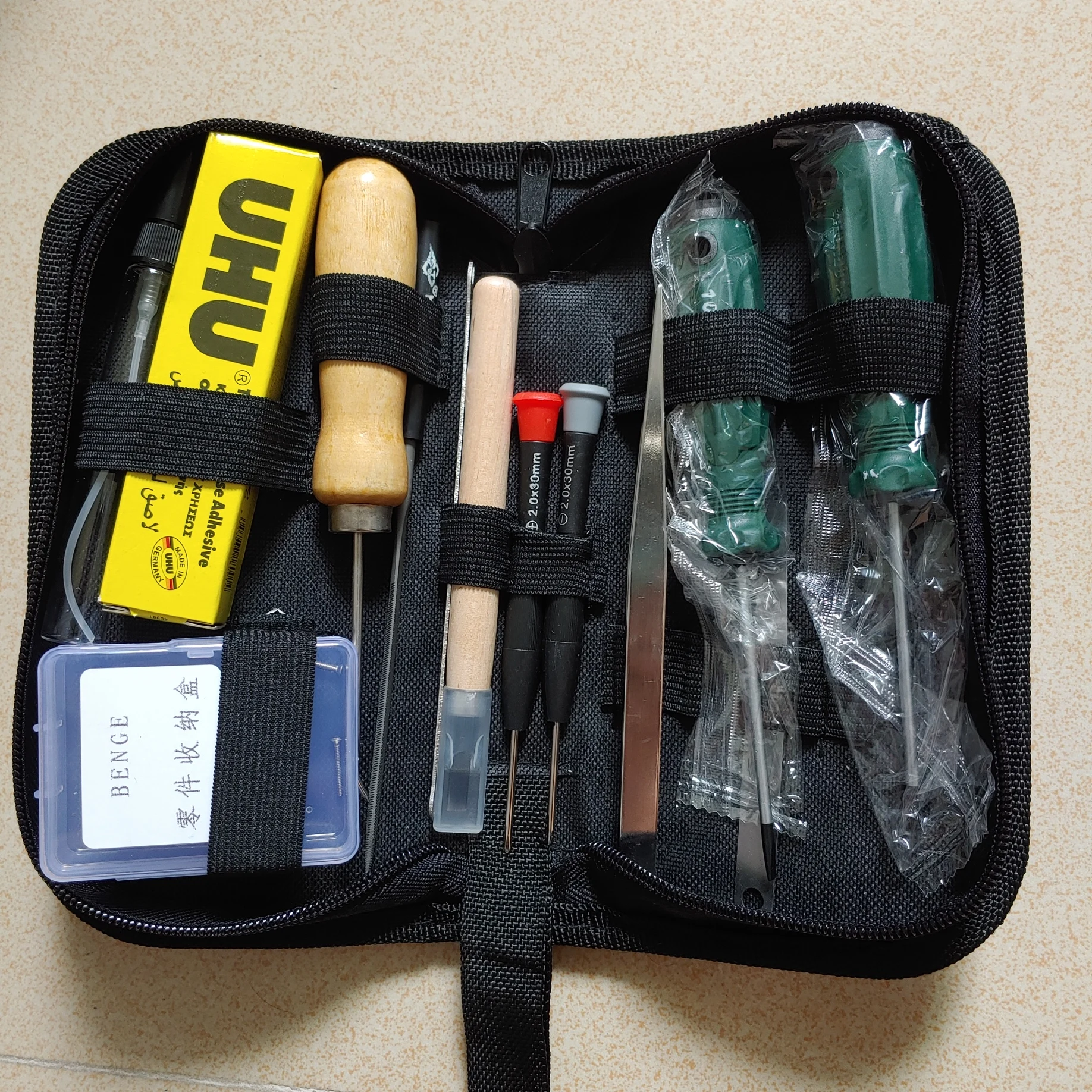 Conjunto de Ferramentas para Ajuste de Reparo Peças de Ferramentas de Manutenção Conjunto de 12 Benge Harmônica