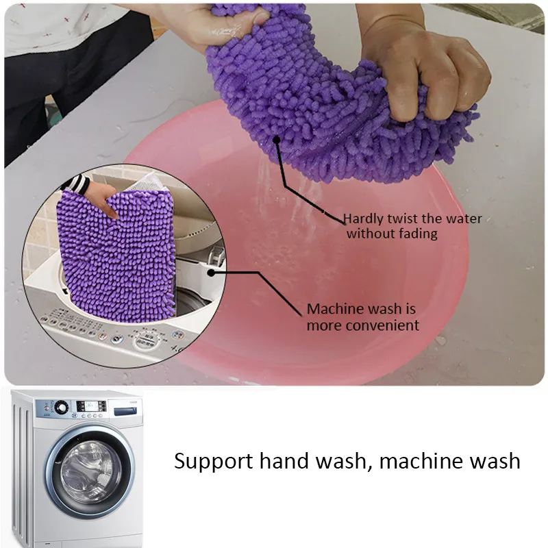 Дешевый большой размер утолщенный синель коврик для ванной спальни кухни ковер