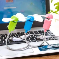 portable usb mini fan desktop cooling fan cooler plastic easy to carry air conditioning appliances for computer and power bank