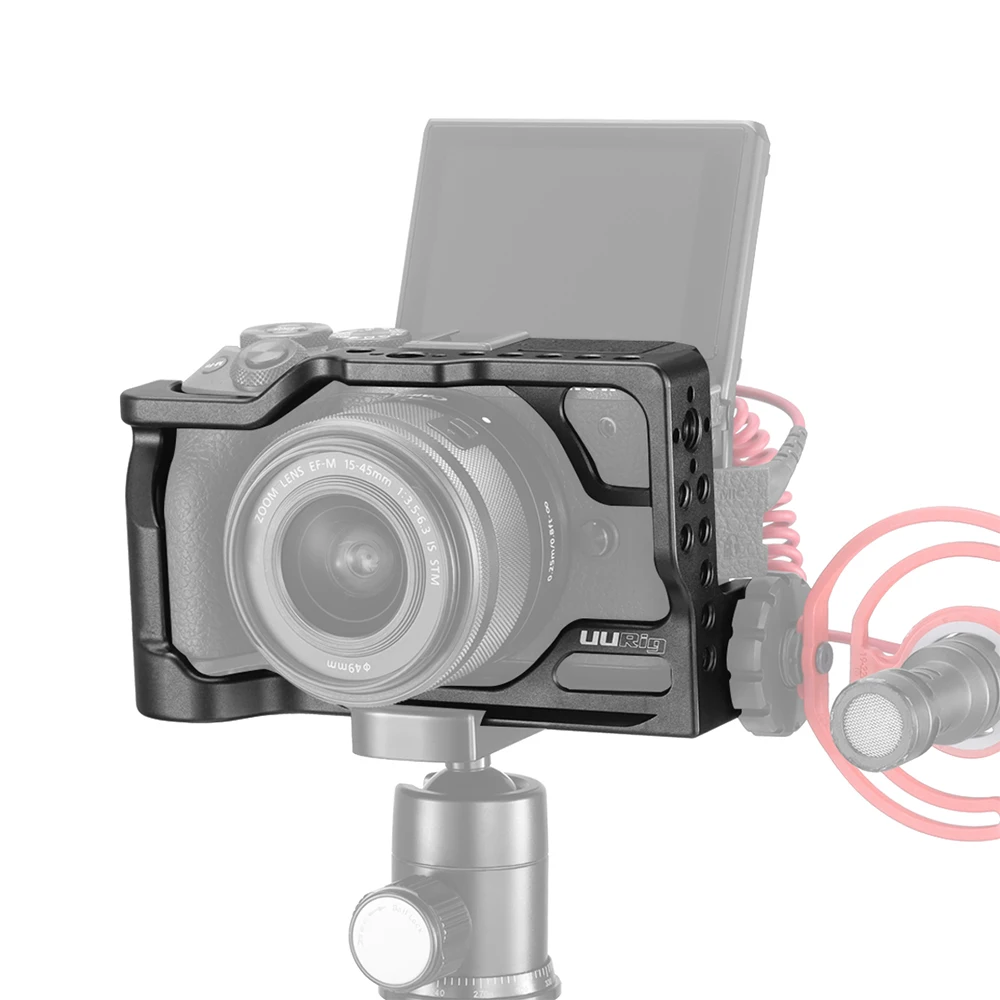 UURig алюминиевый сплав клетка для камеры с холодным башмаком Arri позиционирование