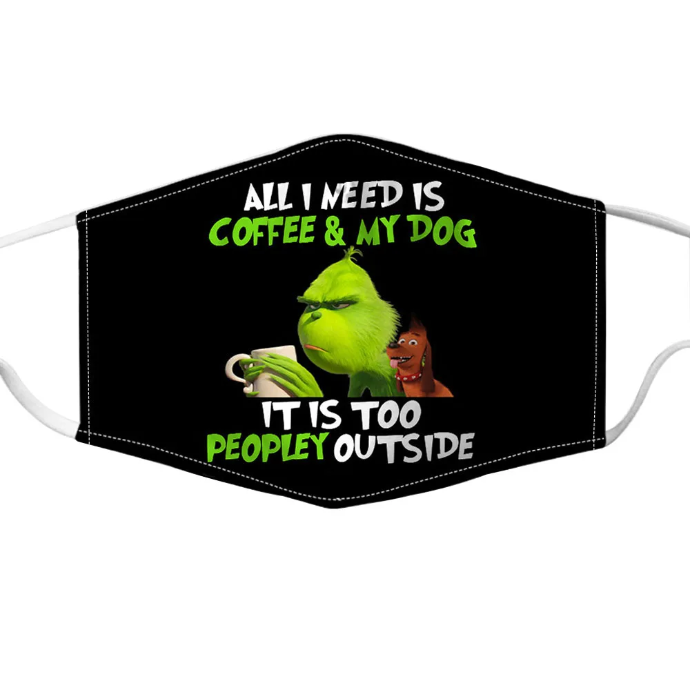 Новинка 2021 Рождественская 3D печать палантин маска унисекс для взрослых