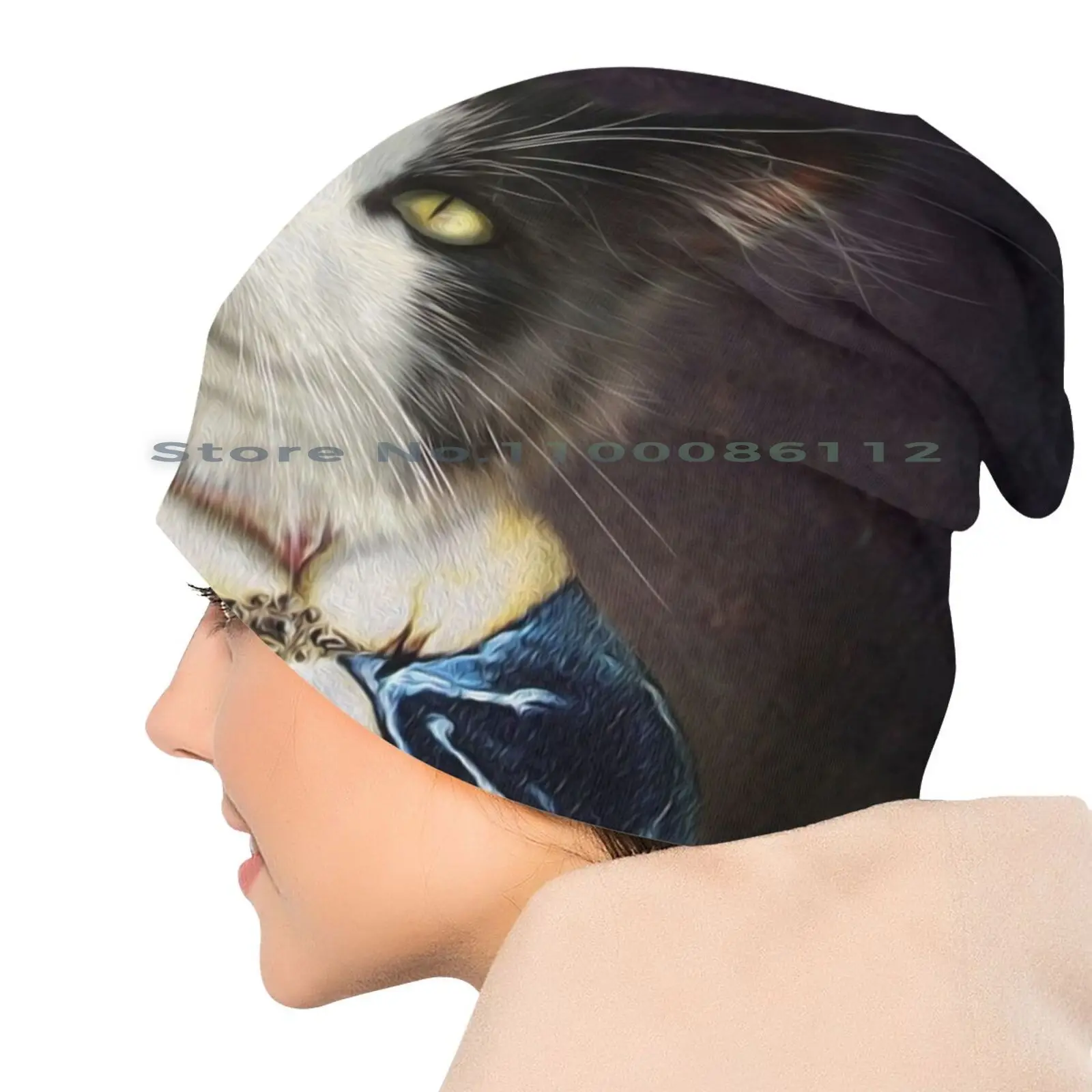 Портрет кошки-Панама Боб Солнцезащитная шапка кошка помпоппет портреты кошки