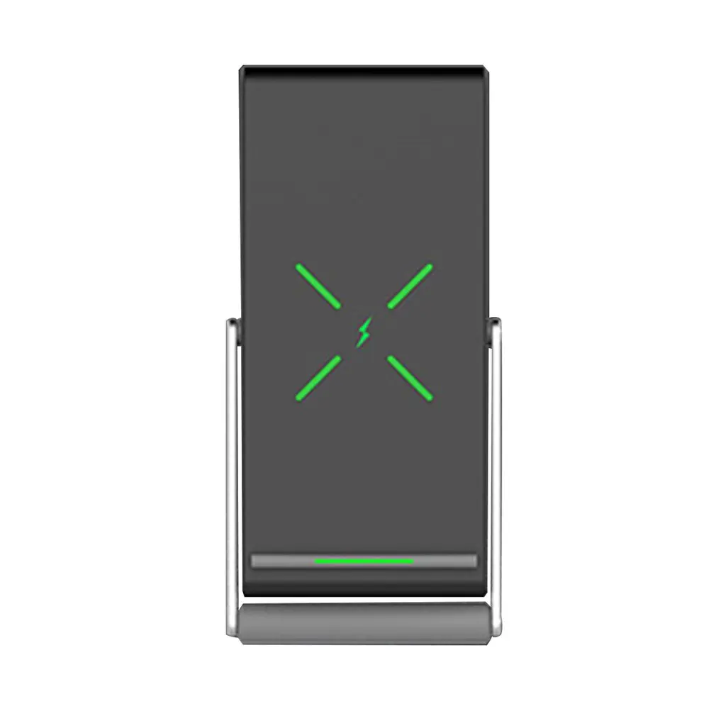 Складная Qi Беспроводная зарядка мобильный телефон держатель Цифровая двойная