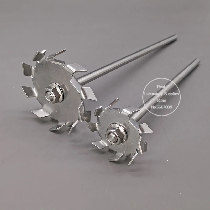 

1pc Lab 3cm To 15cm 304 Stainless Steel Dispersing Disk, Sawtooth Type Stirring Paddle, Round Dispersing Blade