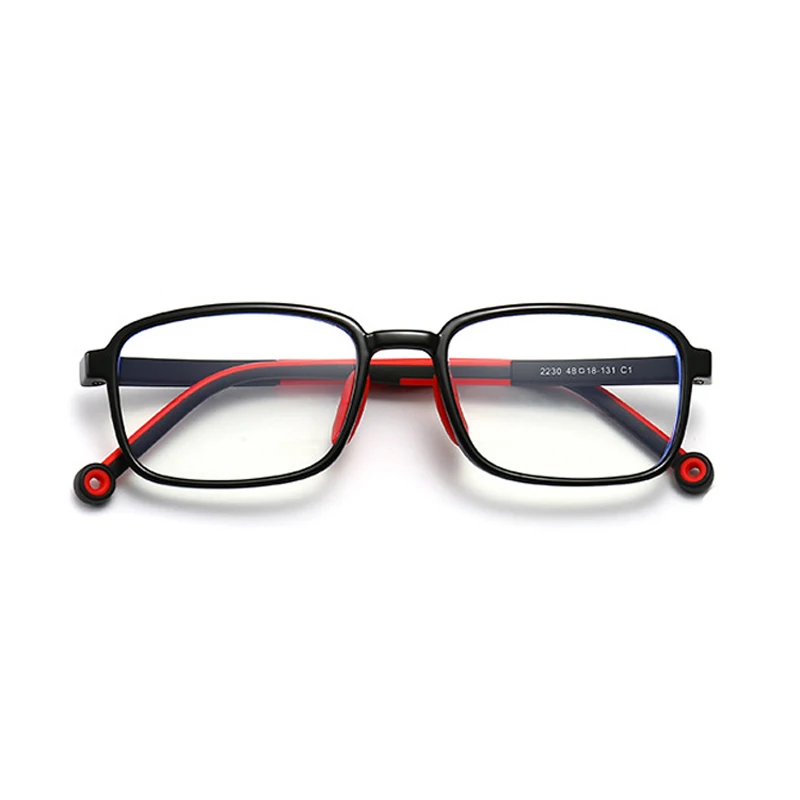 

DOISYER New type of children's anti-blue light glasses color children and pupils two-color light soft glasses frame