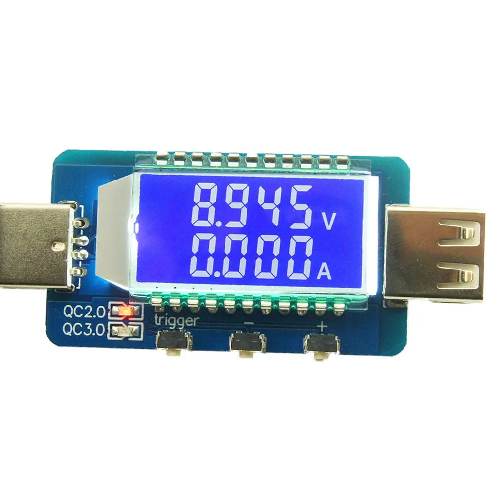 Professional 4V-28V LCD Display QC2.0 QC3.0 USB Electronic Scam Detector Tools Supplies | Инструменты