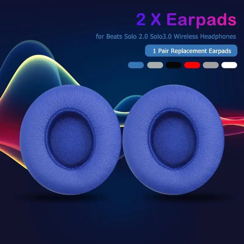 1 пара Запасные подушечки для наушников из пены с эффектом памяти Beats Solo 2 0 Solo3.0