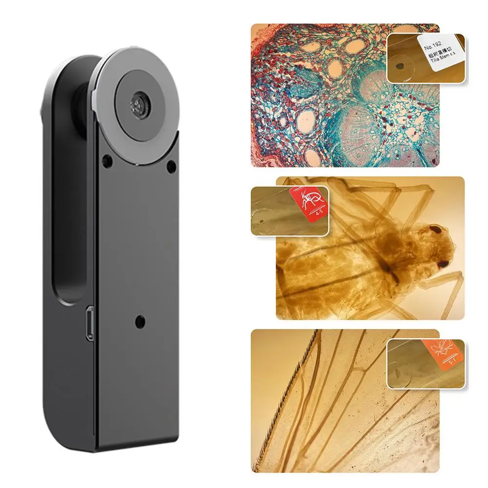 

Portable Aluminum Alloy Universal 400X Microscope Mobile Phone HD Camera Fill Light Lens Supplementary Light For iphone Xiaomi