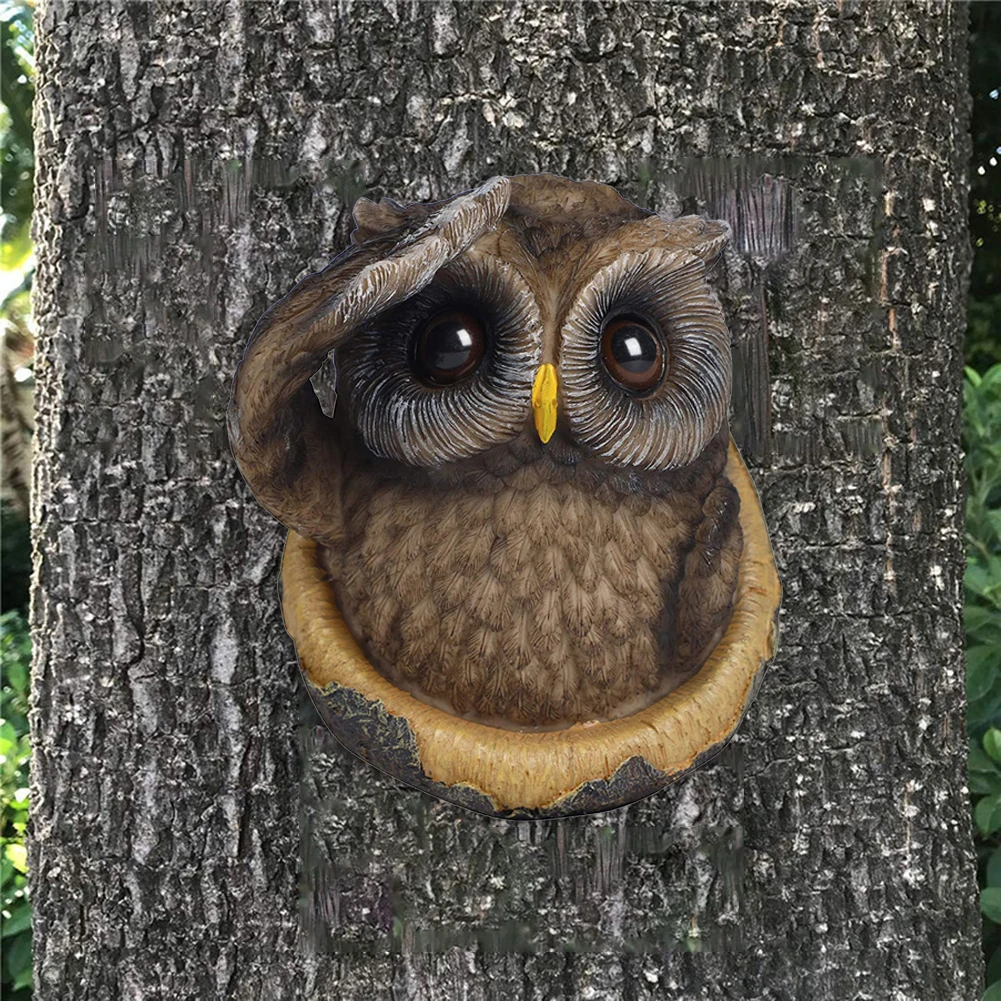 

Статуэтка Сова из смолы, декоративная статуя с орнаментом, подарок для украшения дома, подвеска для улицы, сада, двора, лужайки
