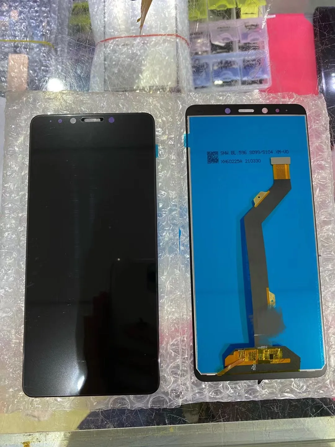 LCD Screen For Tecno Pouvoir 2 Pro LA7 Touch Digitizer Assembly 1 LA6 CA7 | Мобильные телефоны и аксессуары