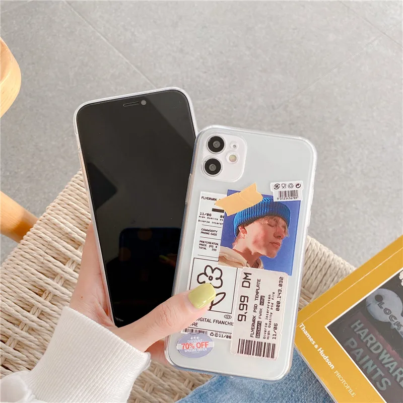 Чехол INS Boy для телефона с иллюстрациями Xiaomi Note 10 9t A3 9 lite Pro 9s 8t Redmi 8 7 прозрачный