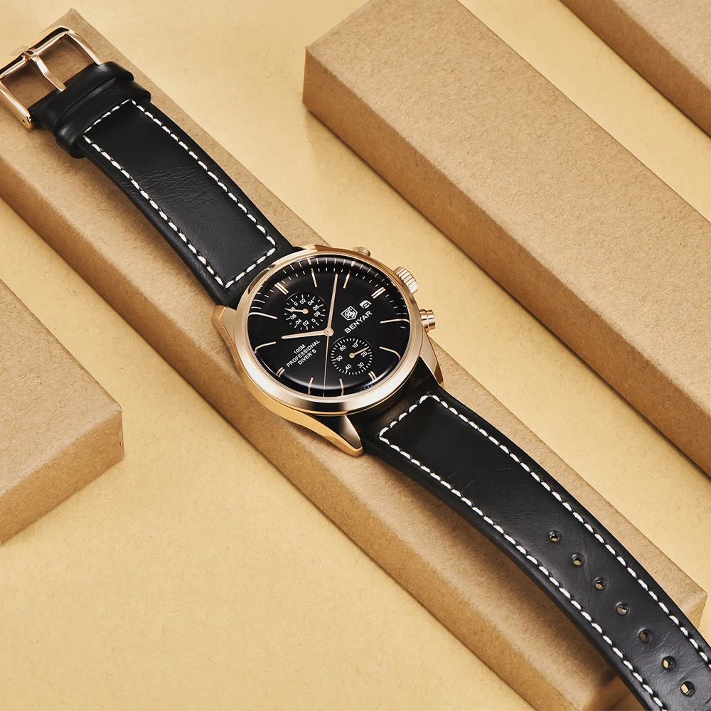 Мужские Спортивные кварцевые наручные часы с хронографом водонепроницаемые до