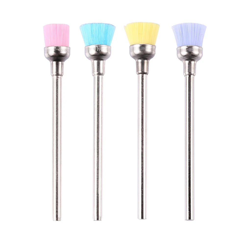 1 шт. профессиональная нейлоновая металлическая щетка для чистки ногтей
