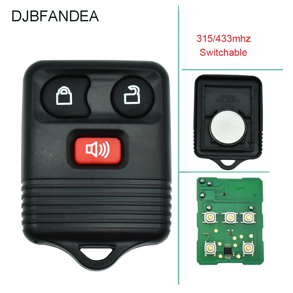Автомобильный Дистанционный ключ DJBFANDEA для Ford 2001 2002 2003 2004 2005 2006 Escape F 2007 Explorer CWTWB1U345