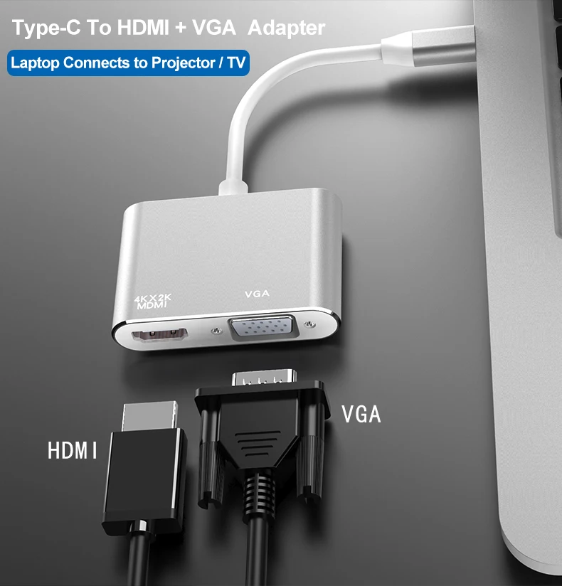 Тип C к HDMI VGA PD|Док-станции для ноутбуков| |