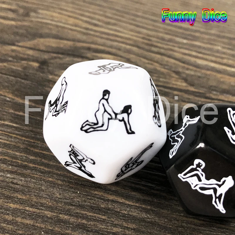 1pc white 6 шт./компл. распродажа Забавный взрослый позиции игра Романтика красивые эротический крэпс Кости трубы интимные игрушки для женщин Для мужчин пара в подарок - Цвет: 1pc white
