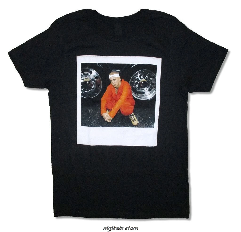 Мужская черная футболка Eminem Wheels новинка официальная скидка популярная новая