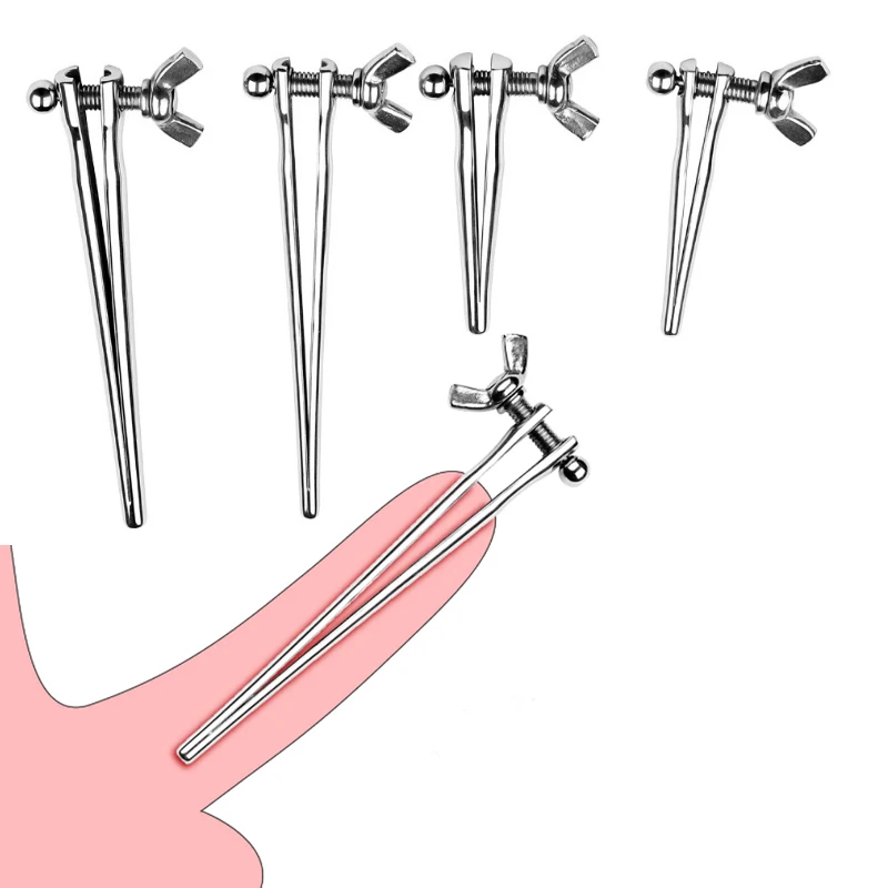 

Metal Adjustable Size Urethra Plug Sex Toys For Men Masturbators Urethral Dilator Sounds Penis Plug Insert Sounding Rods BDSM 18
