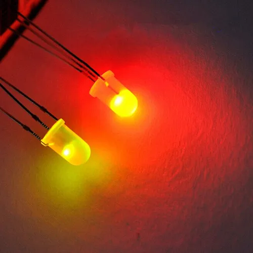 1000 шт. диоды с красным и зеленым светом 5 мм 3 контакта|led diode|common anode ledcommon |