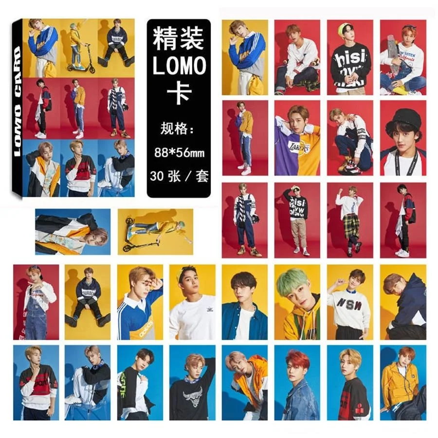 NCT 2019 календарь Стиль Бумага ЛОМО карта с фотографией NCT127 НЗТ у мечта Фотокарта