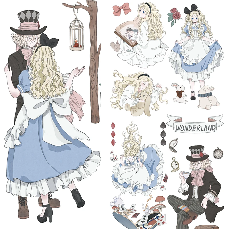 

Alice In Wonderland Washi Tape Dream Walking Fairyland
