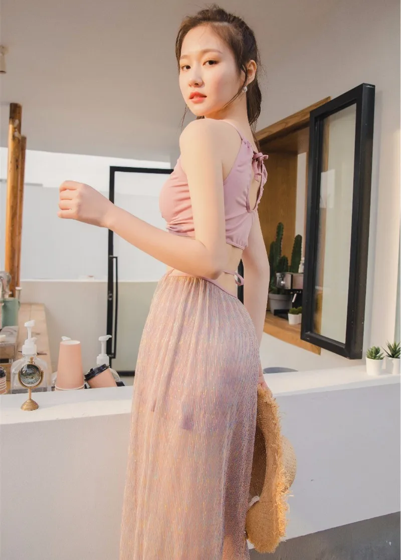 2020 сексуальный комплект бикини с высокой талией пляжный бюстгальтер топ +