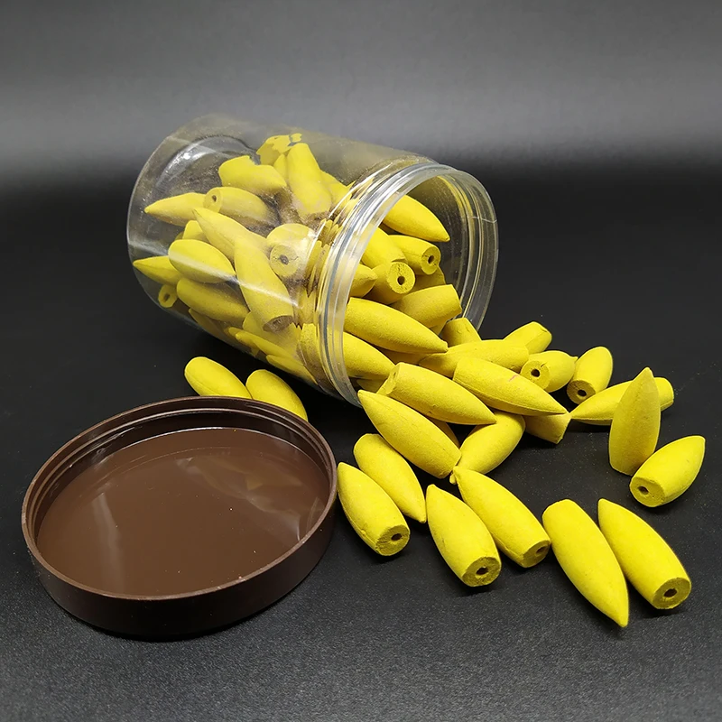 80 шт./кор. негабаритных обратного Ладан конуса в коробке Жасмин лимон ароматы для