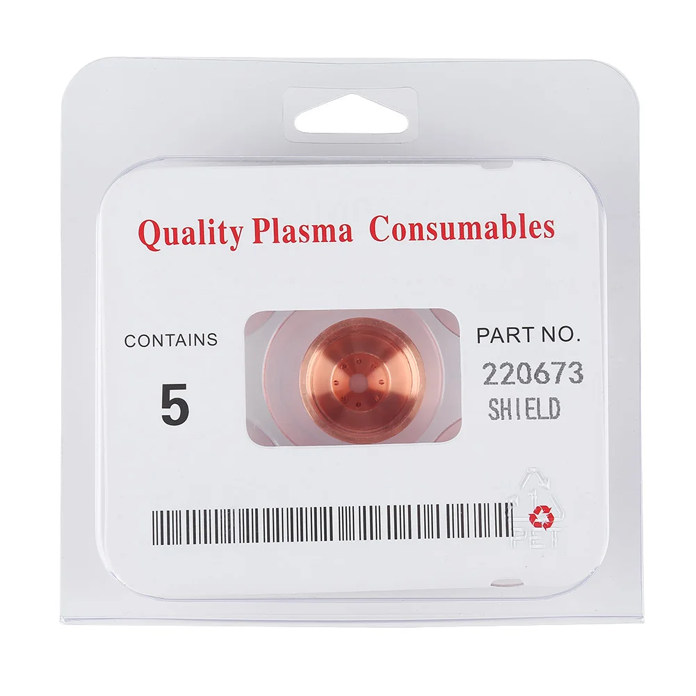 

5pcs Plasma Shield Cup Cap for MAX45 Cutting Torch Consumables 220673